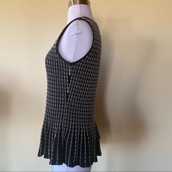 Ann Taylor Embroidered Sleeveless Peplum Sweater S - Picture 12 of 12